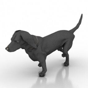 English Terrier Dog 3d model