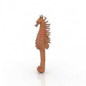 3D model mořského koníka