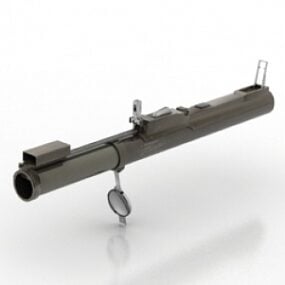 تفنگ موشک پرتاب مدل سه بعدی