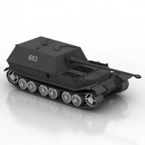 Ferdinand Tank 3d-model