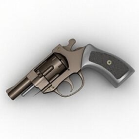 Modello 3d di pistola