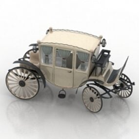 Vintage Kutsche 3D-Modell