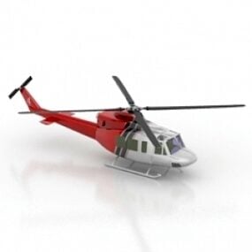 Hubschrauber 3D-Modell