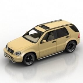 Model 3D samochodu Mercedes Ml