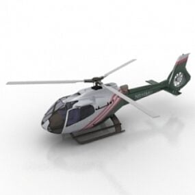 مدل مفهومی سه بعدی هلیکوپتر هواپیمای بدون سرنشین