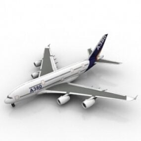 Model 3D samolotu komercyjnego