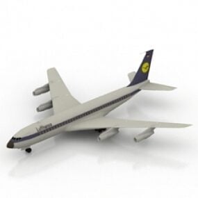 Modelo 3d de avião