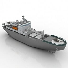 Modelo 3d de embarcações