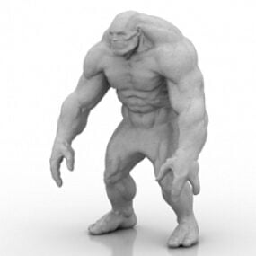 Gorilla Sculpture 3d model