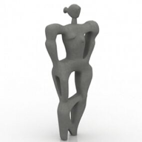 Statuette d'Art modèle 3D