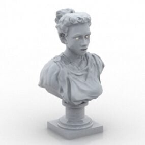 Vrouw buste 3D-model