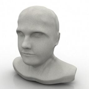 Man buste 3D-model