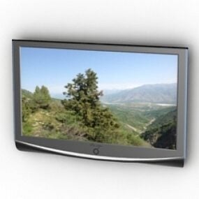 TV-apparat 3d-modell