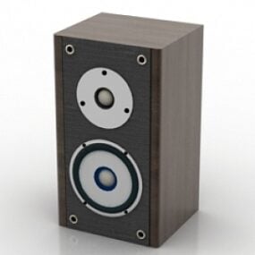 Model 3d Speaker Musik