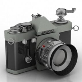 Modello 3d della macchina fotografica a pellicola