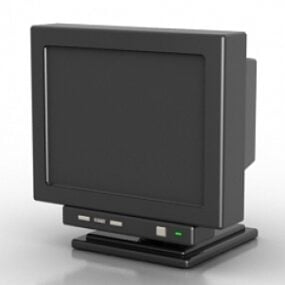 Crt-monitor 3D-model