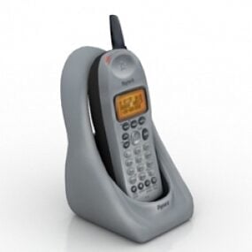 Radiotelefoon 3D-model