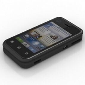 Model 3D telefonu Motorola z klapką do tyłu