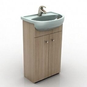 Standing Washbasin 3d model
