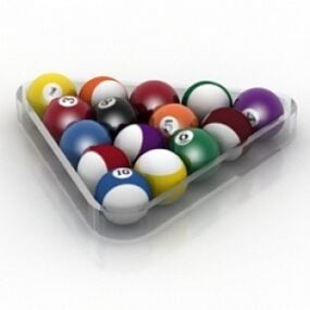 Billiard Balls 3d model
