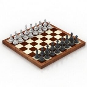 Šachový 3D model