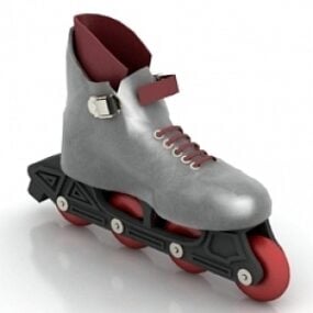 溜冰鞋3d模型