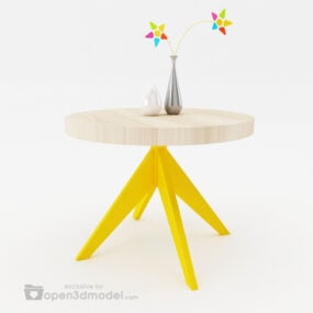 Langzame tafel Vray 3d-model