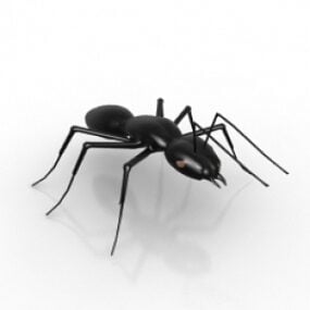 Modello 3d della formica
