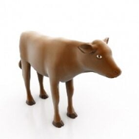 Vache modèle 3D