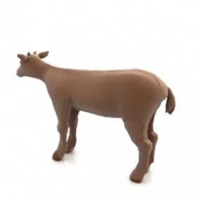 3д модель коровы