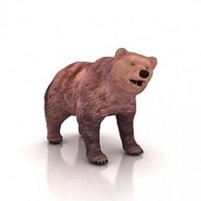 3д модель медведя
