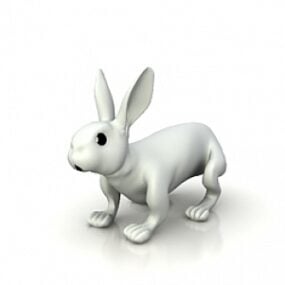 3D model králíka