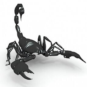 Model 3D zwierzęcego skorpiona