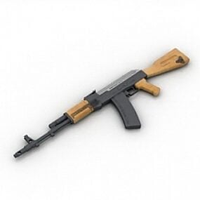 Gun Ak47 3d model