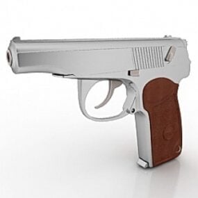 Makarov Pistol 3d malli