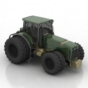 3D-Modell eines großen Traktors