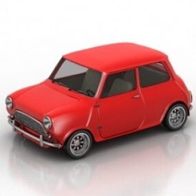 Model 3D samochodu Mini Cooper
