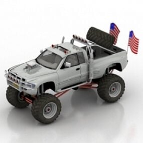 Bigfoot-Auto 3D-Modell