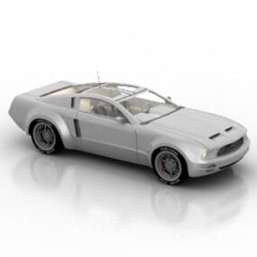 3d модель автомобіля Mustang