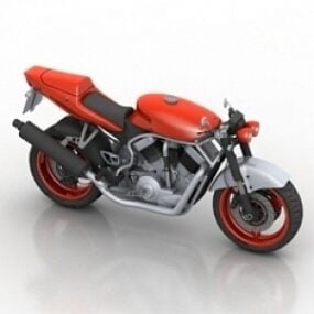 موتور سیکلت جنگنده خیابان سوزوکی مدل سه بعدی