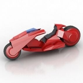 موتور سیکلت مدل سه بعدی
