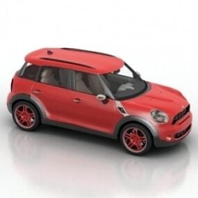 Modelo 3D do carro Mini Cooper Countryman