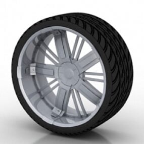 Mô hình bánh xe ô tô 3d