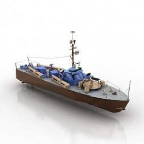 3d модель корабля
