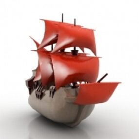 Segelschiff 3D-Modell
