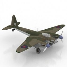 Army Airplane 3d model