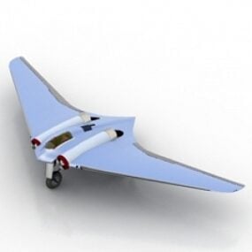 Flygplan 3d-modell