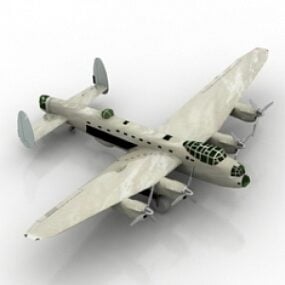 Modelo 3d de avión