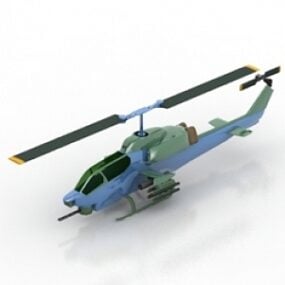 هلیکوپتر Ah مدل سه بعدی