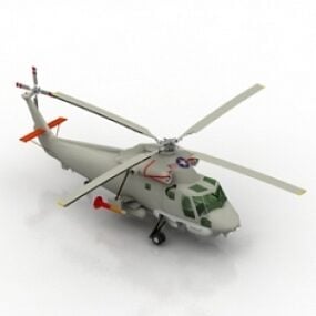 Hélicoptère Sh2f modèle 3D